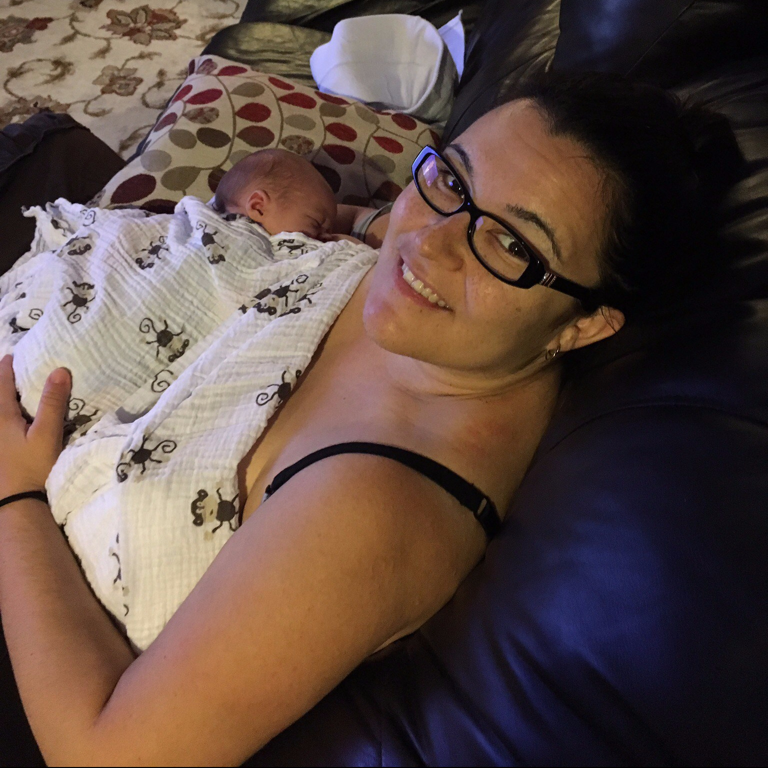 newborn, new mom, joy, nursing